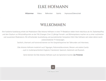Tablet Screenshot of elkebergmann.com